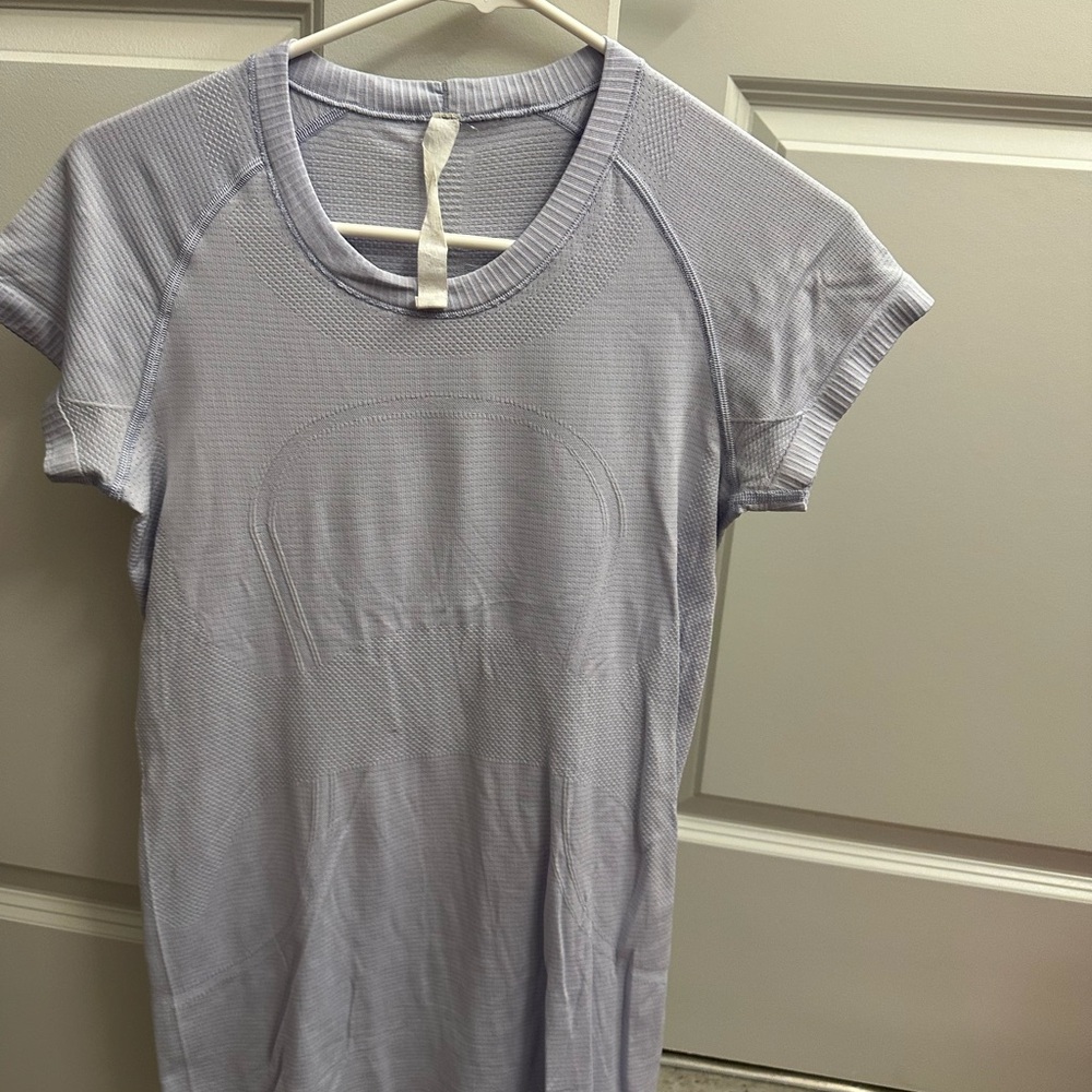 lavender lululemon swiftly tech short sleeve